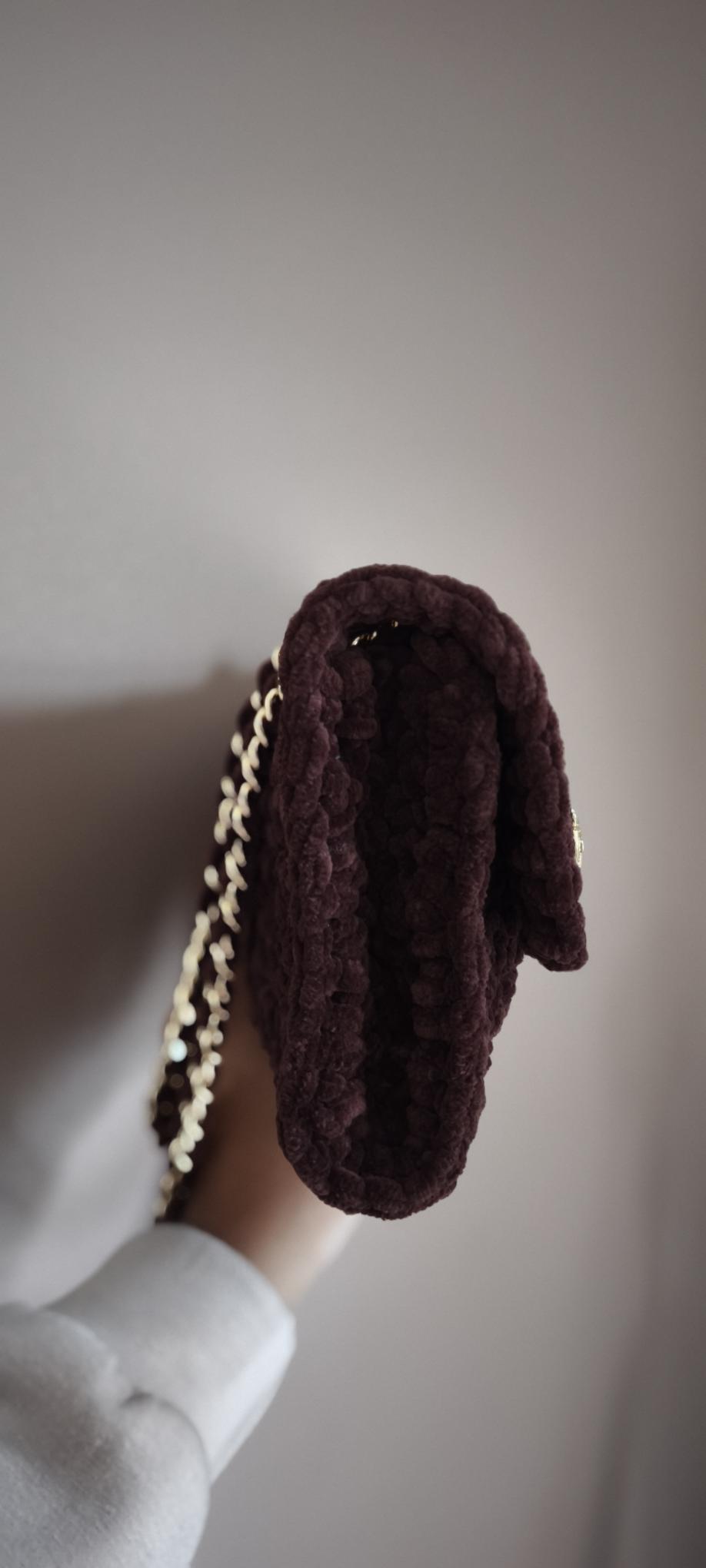 SAC VELOURS CHOCO
