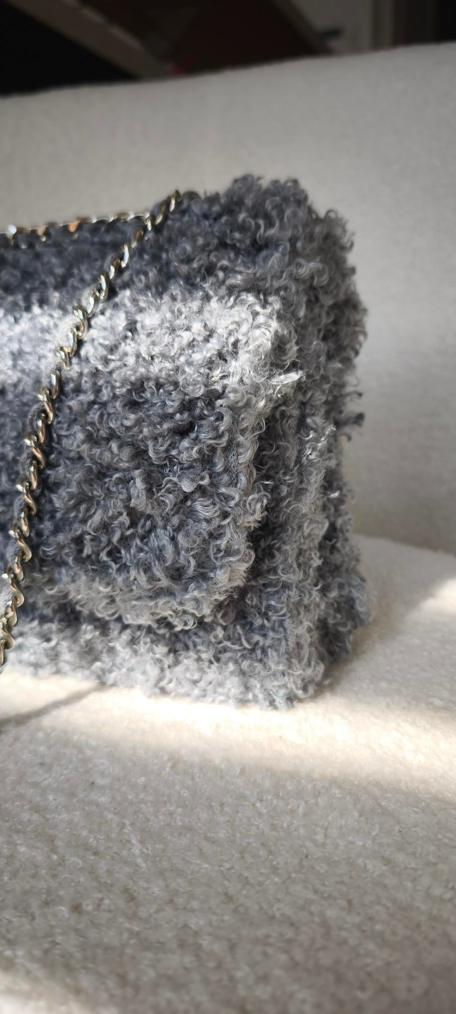 SAC MAXI FLUFFY GRIS