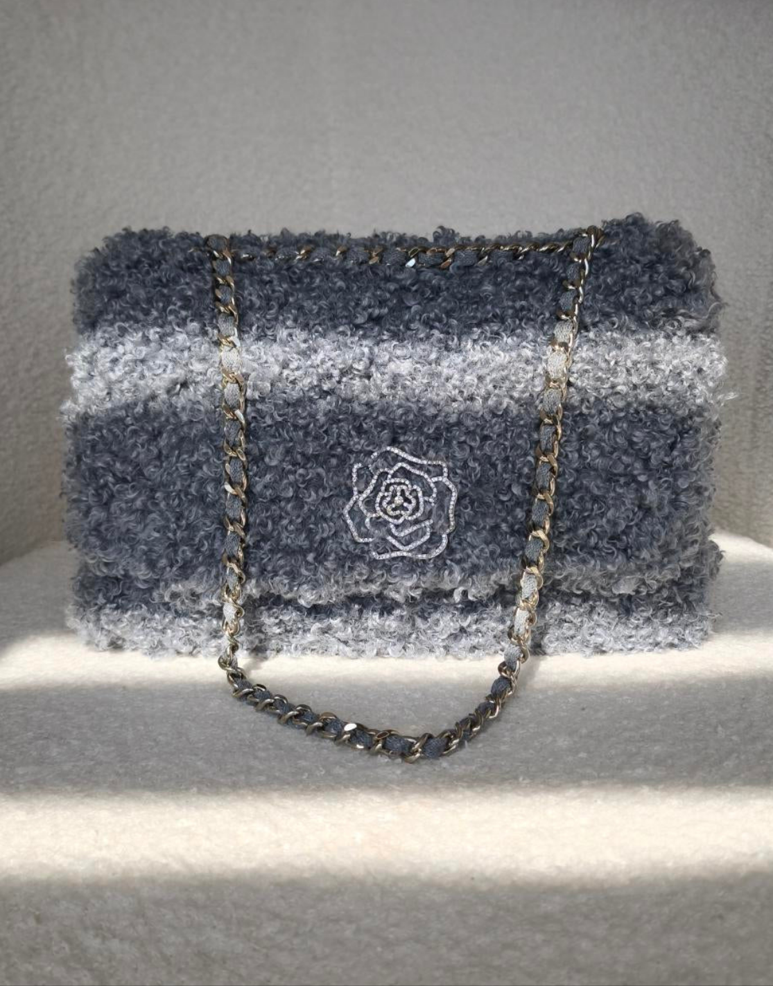 SAC MAXI FLUFFY GRIS