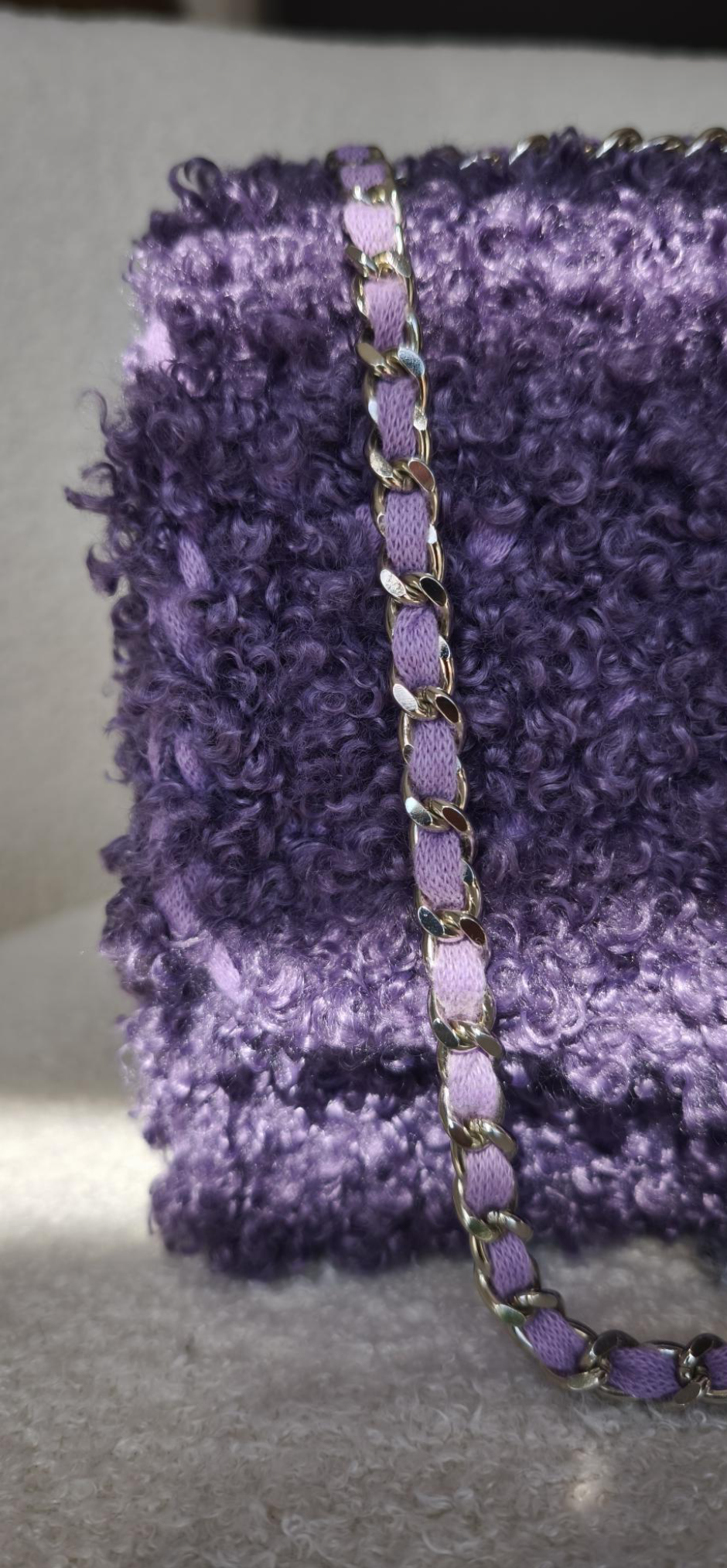 SAC MAXI FLUFFY LILAS