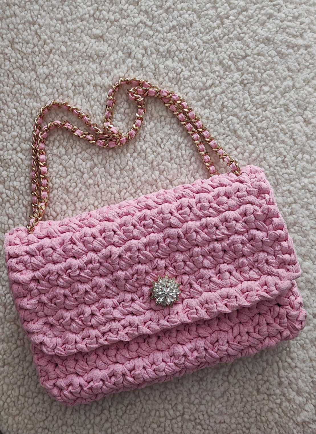SAC ROSE POUDRÉ