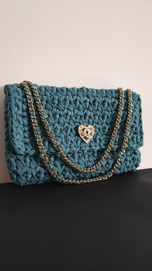 SAC BLEU EMERAUDE