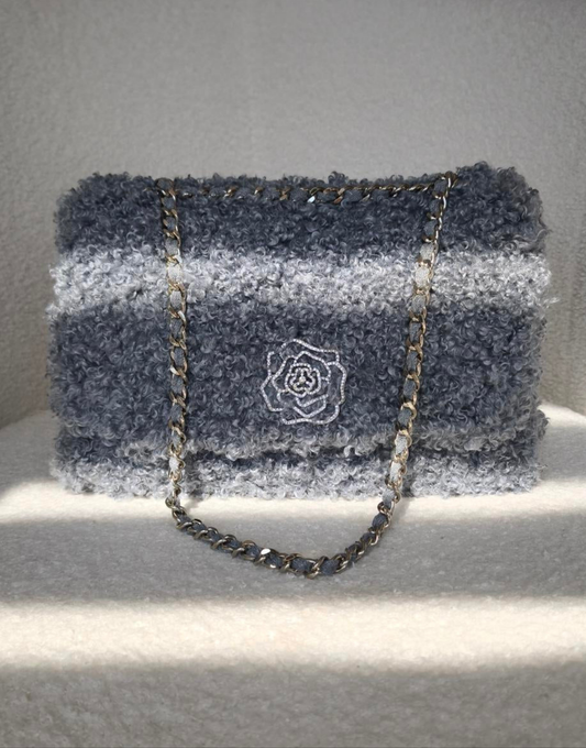 SAC MAXI FLUFFY GRIS