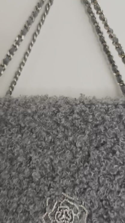 SAC MAXI FLUFFY GRIS